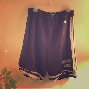 Champion Maine Hockey mesh gym workout shorts